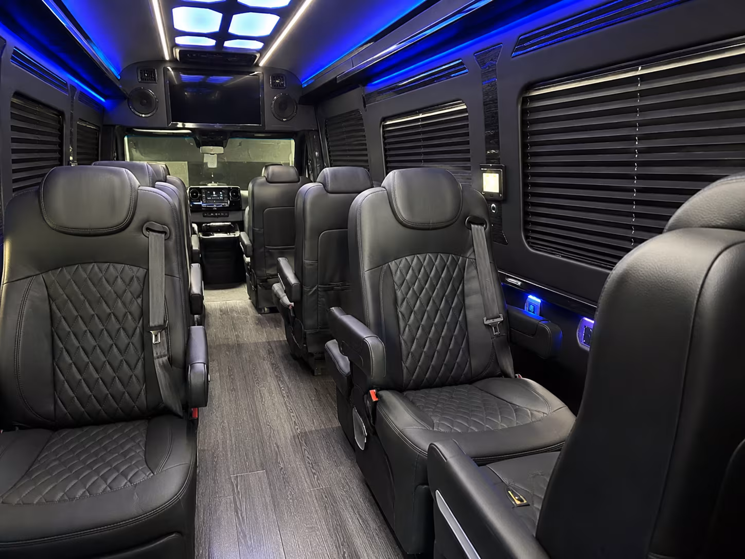 Fairfield Airport Shuttle & Transportation party bus exterior