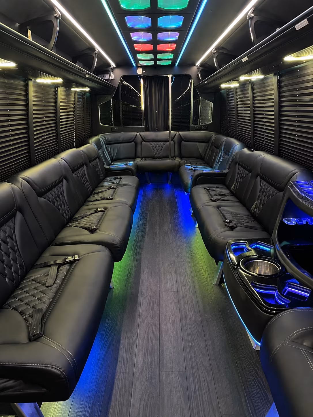 Fairfield Concert & Music Festival Transportation party bus exterior