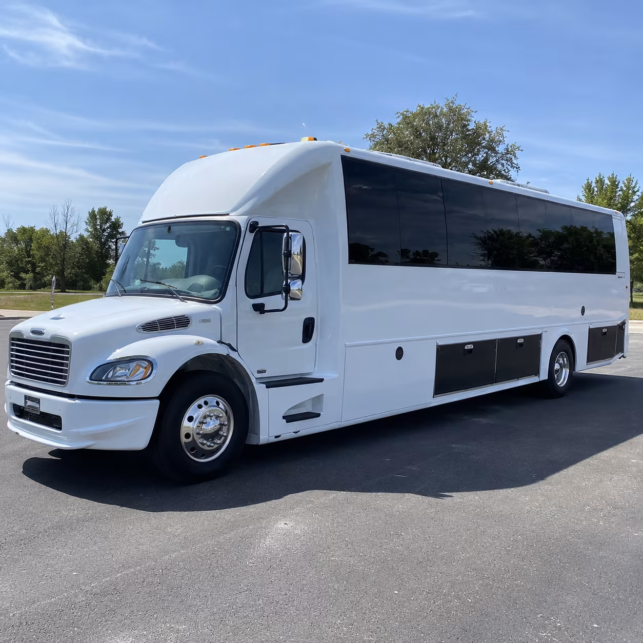 Fairfield Concert & Music Festival Transportation party bus exterior