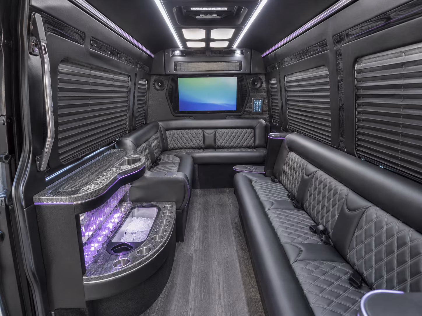 Fairfield Corporate Transportation party bus exterior