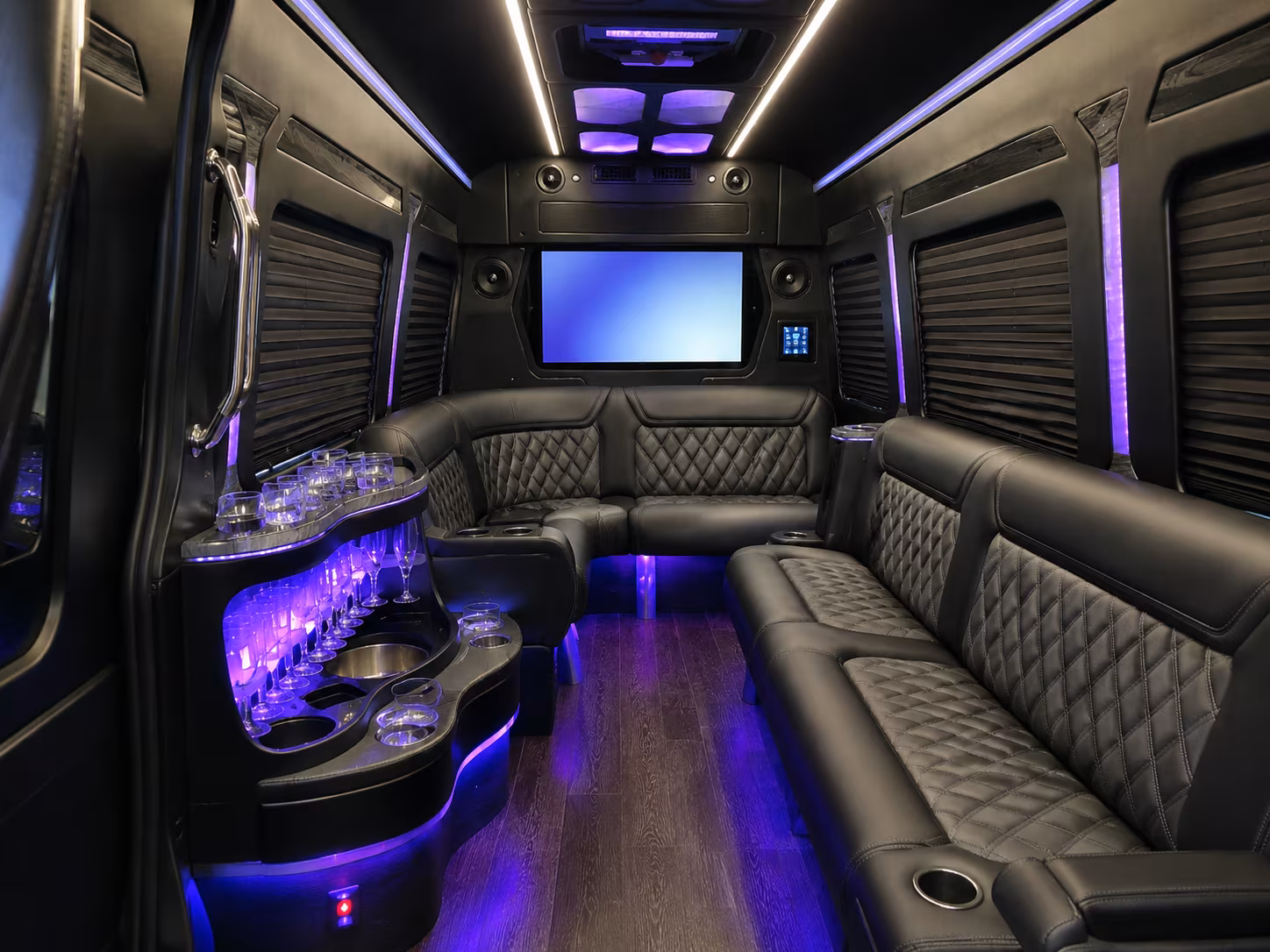 Fairfield Corporate Transportation party bus exterior
