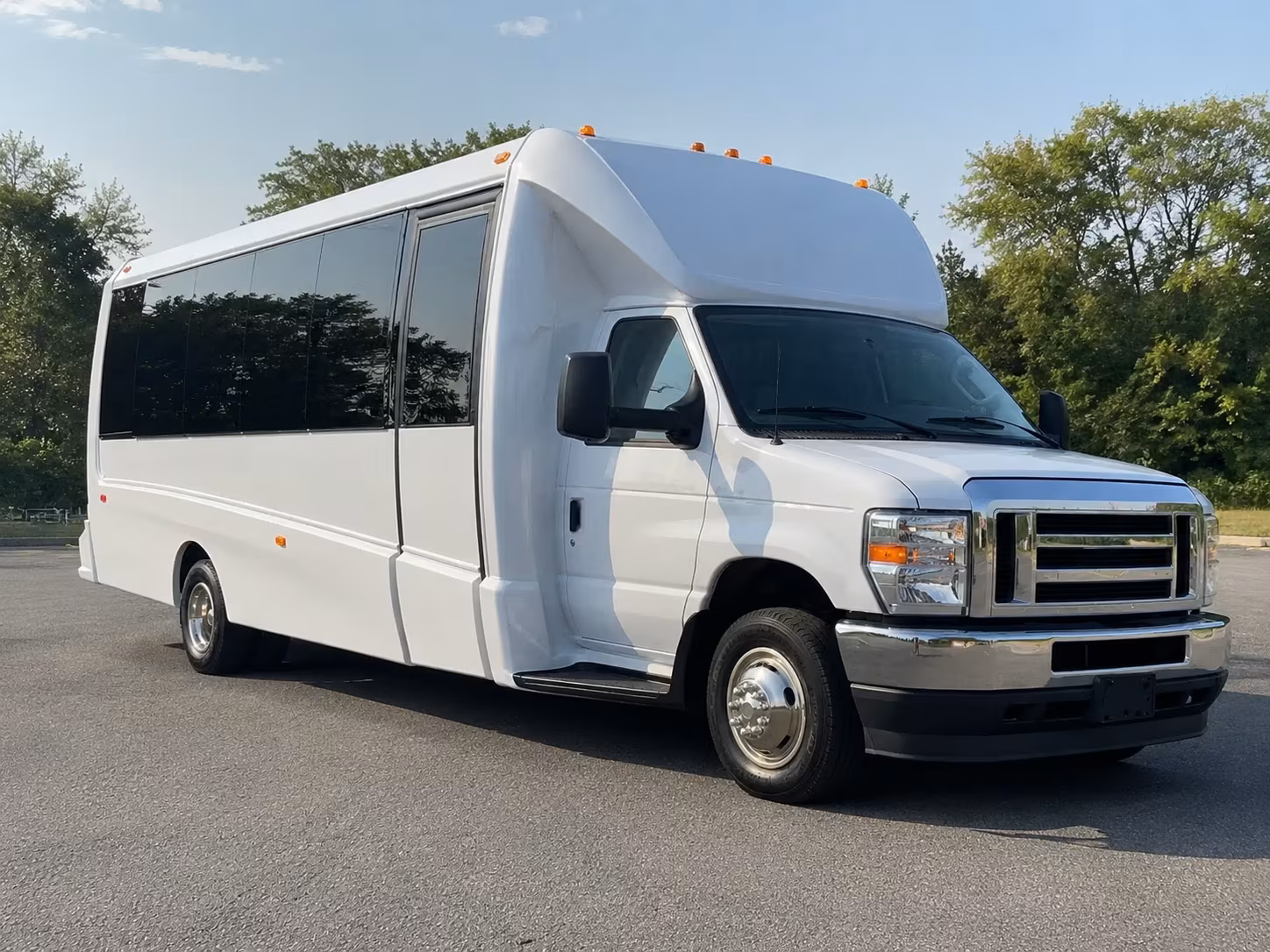 Fairfield Private Event Transportation party bus exterior