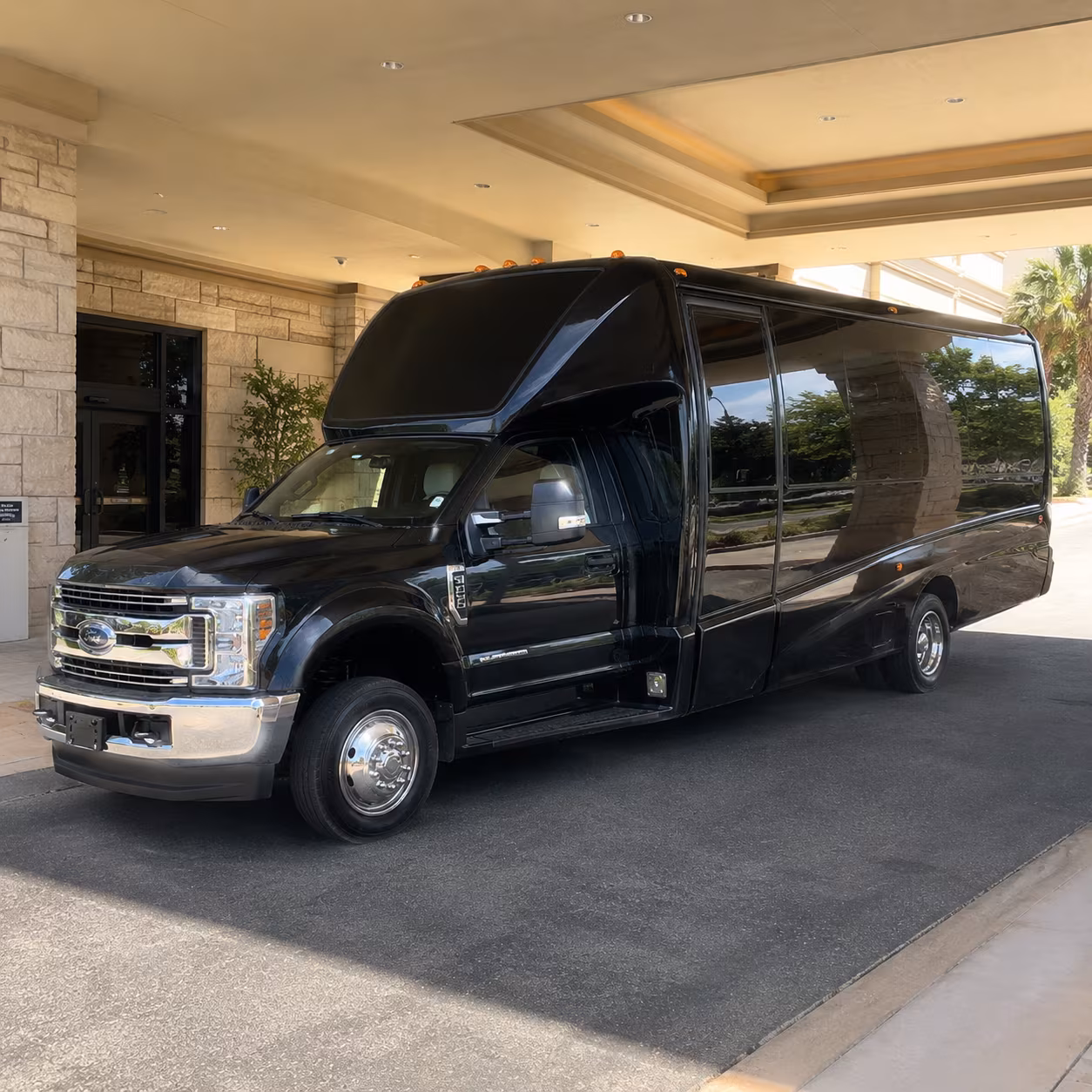 Fairfield Prom & Homecoming Transportation party bus exterior