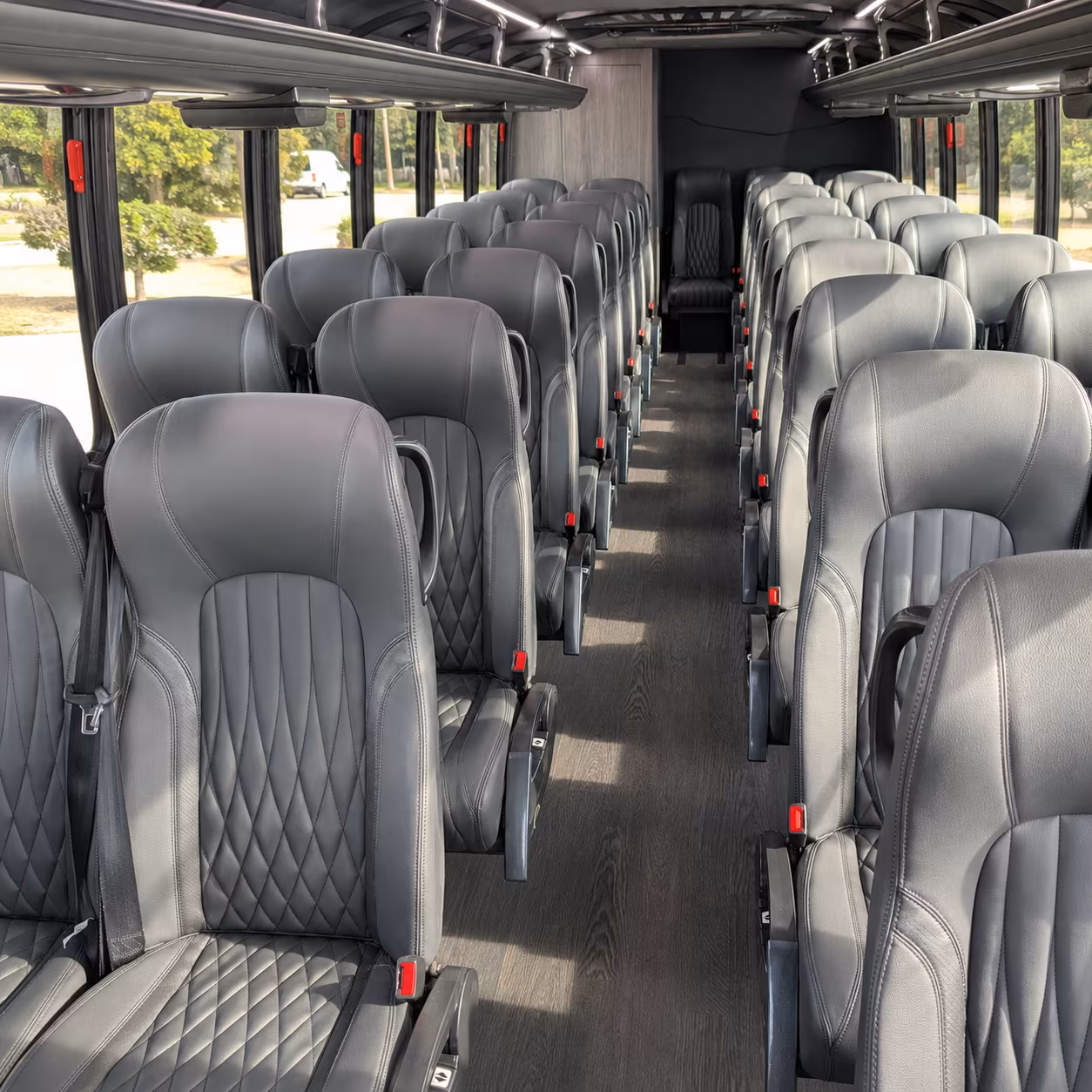 Fairfield School Event Transportation party bus exterior