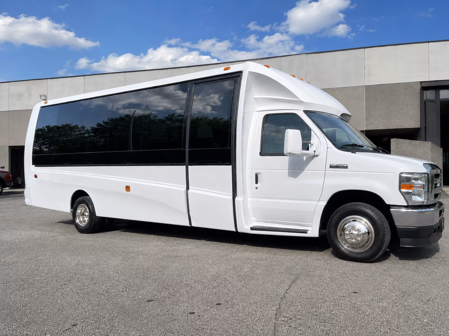 Fairfield School Event Transportation party bus exterior