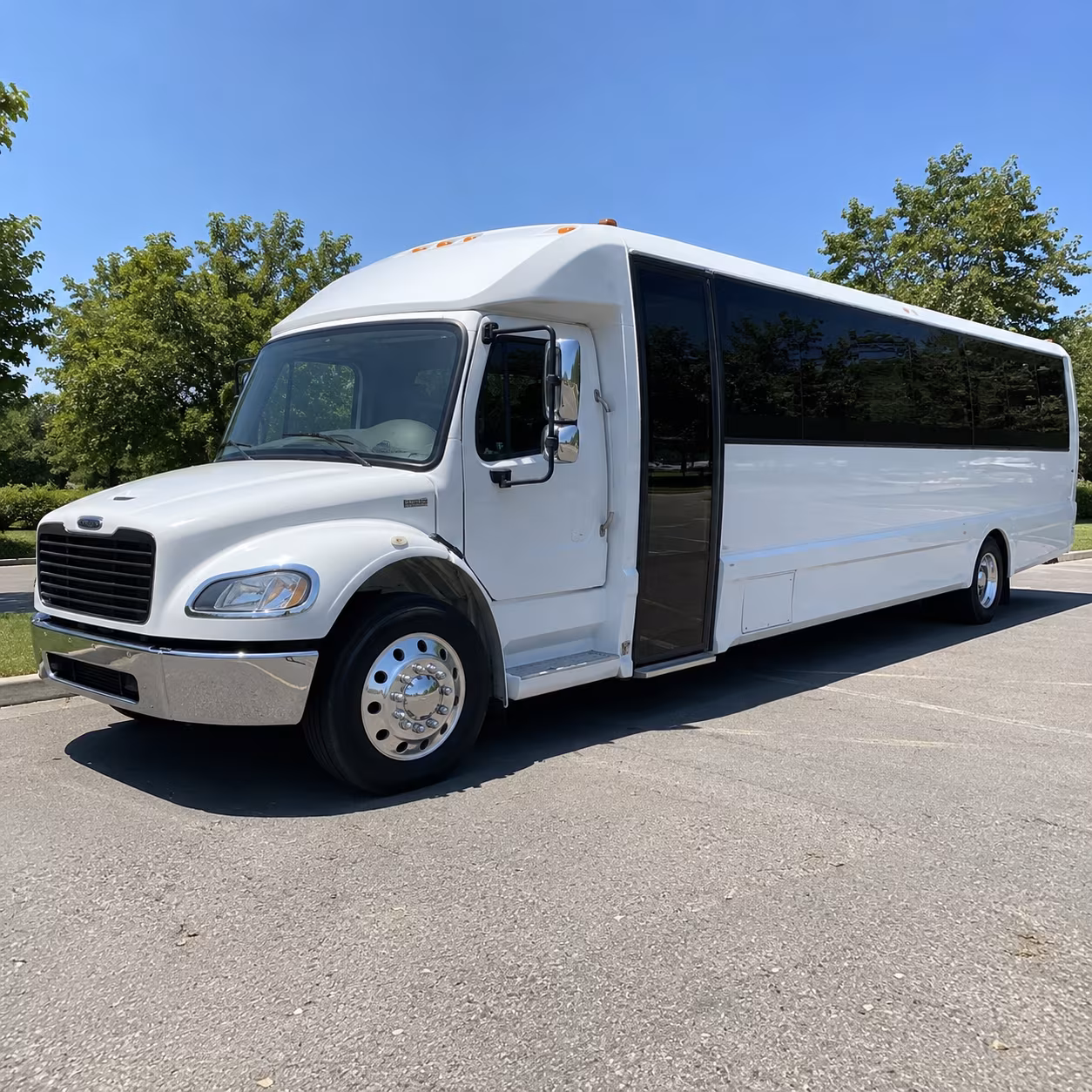 Fairfield School Event Transportation party bus interior