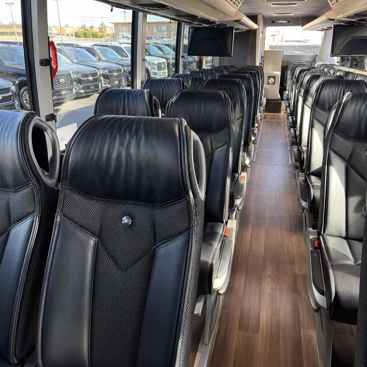 Fairfield School Event Transportation party bus exterior