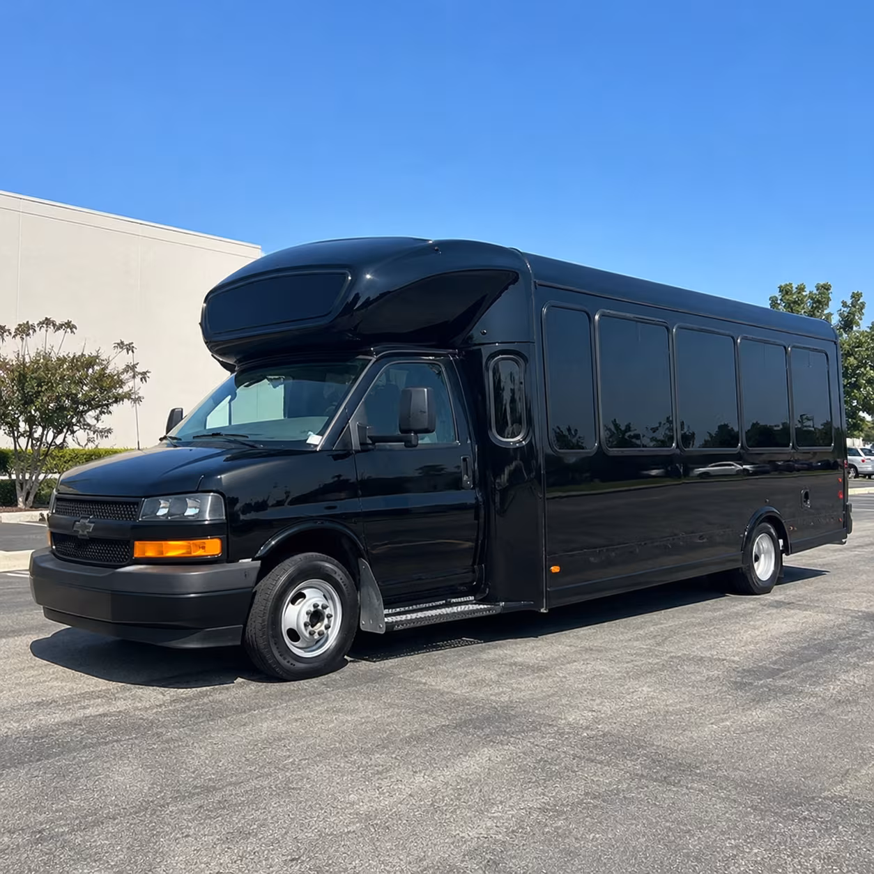 Fairfield Sporting Event Transportation party bus exterior