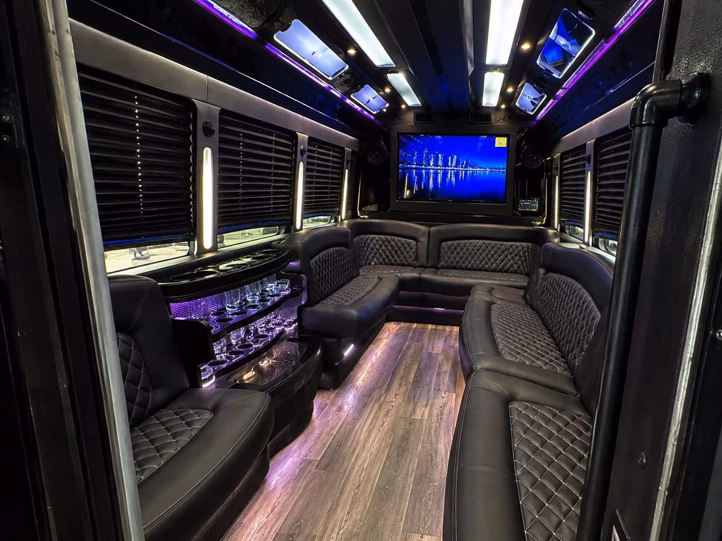Fairfield Sporting Event Transportation party bus exterior