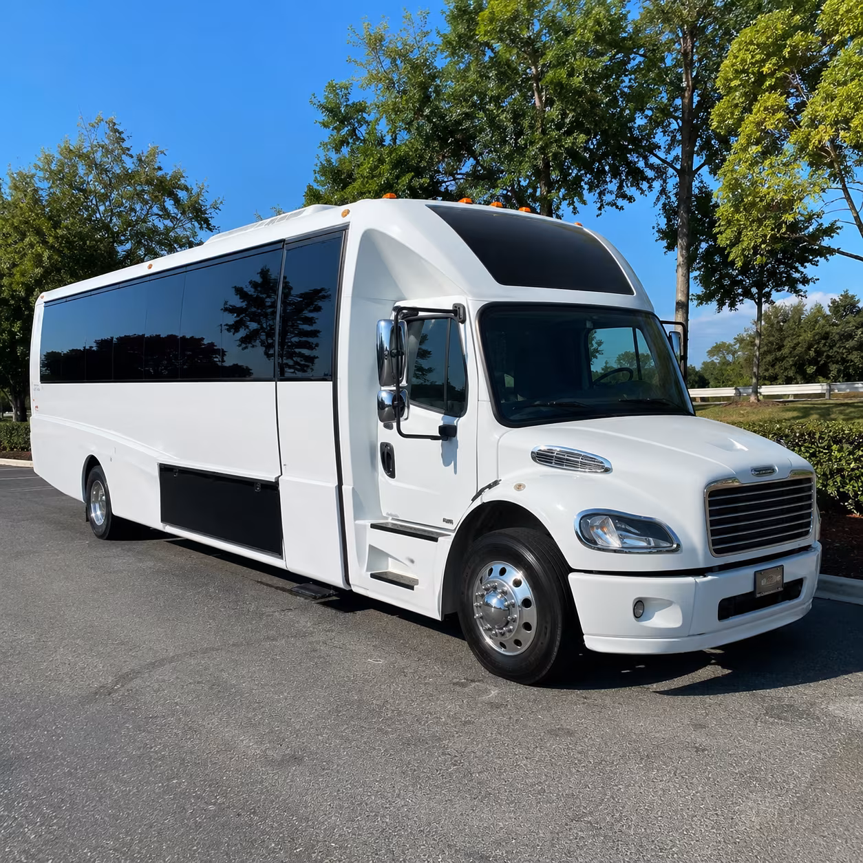 Fairfield Sporting Event Transportation party bus exterior