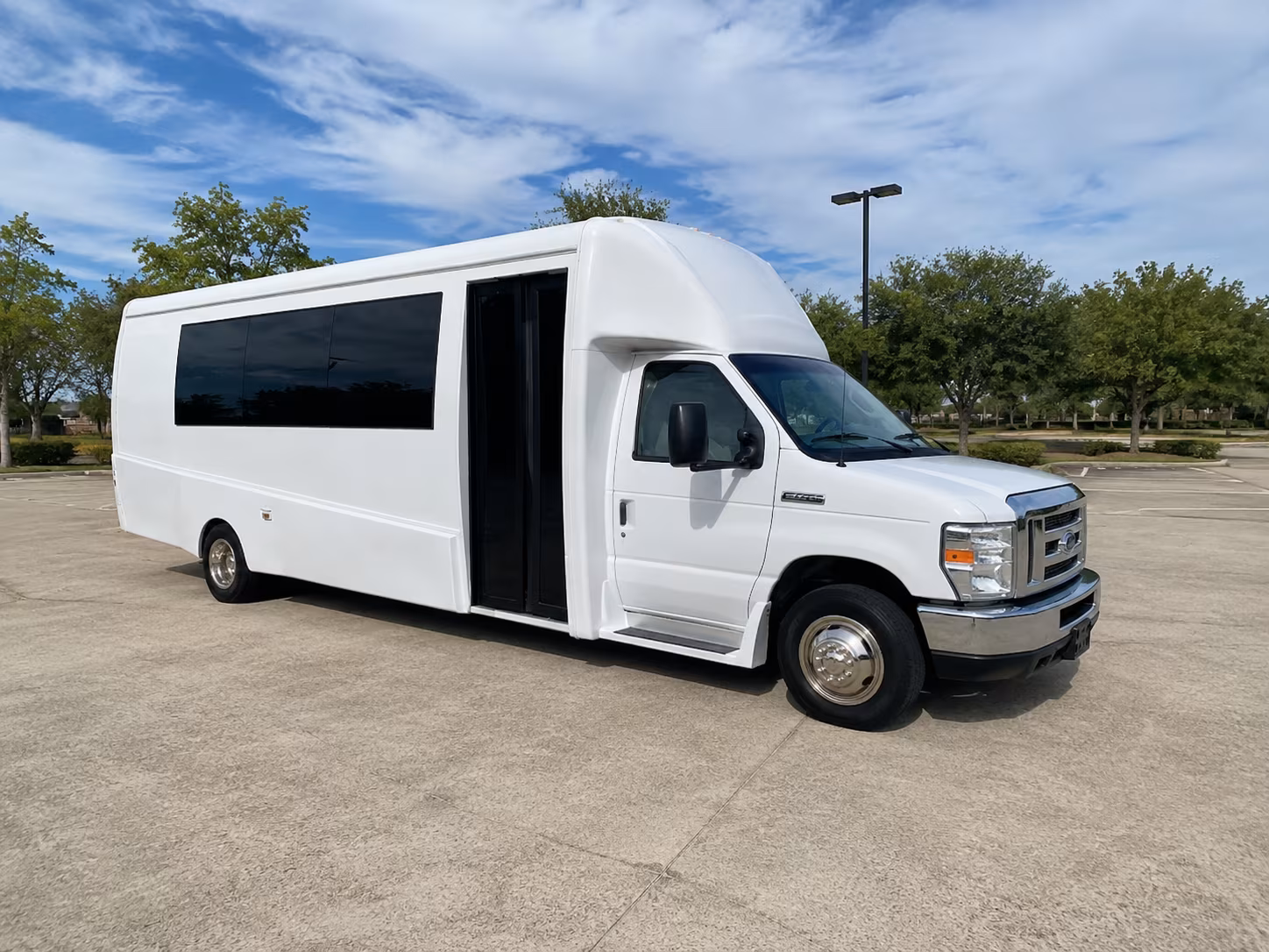 Fairfield Sporting Event Transportation party bus exterior