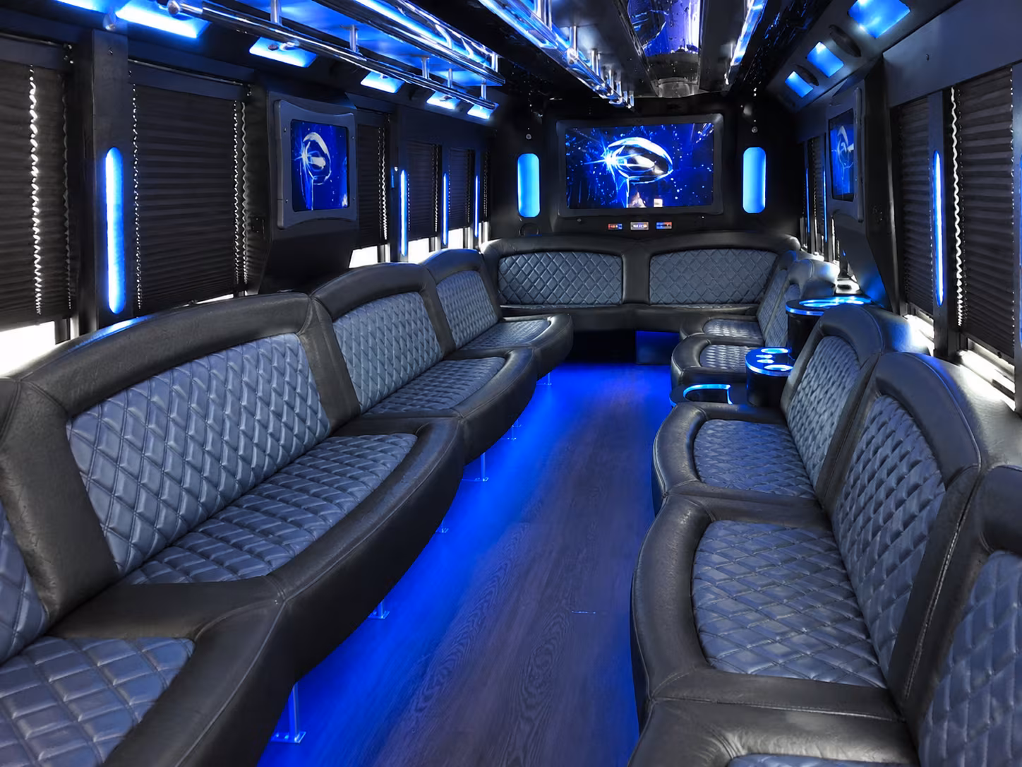 Fairfield Winery Tour & Pub Crawl Transportation party bus exterior