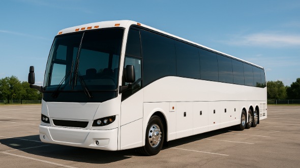 Exterior of Charter Bus Company Vallejo's 40 Passenger Party Bus in Vallejo