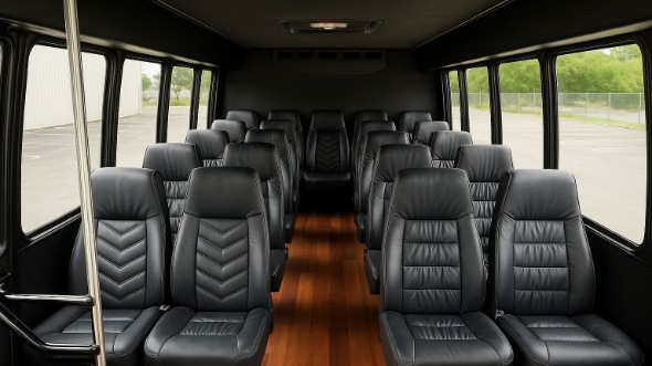 25 passenger minibus interior